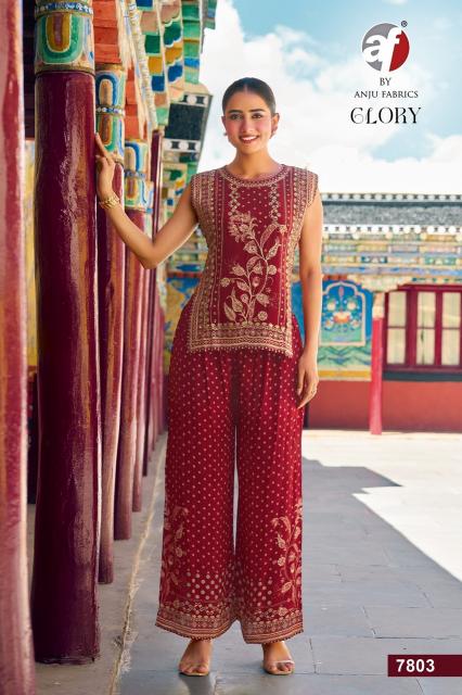 Anju fabrics glory coord set indore wholesale kurti market